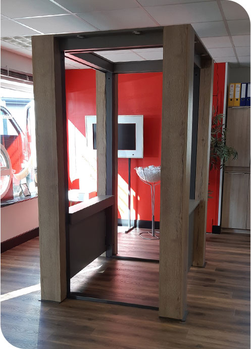 Solutions de présentoirs de portes et fenêtres
