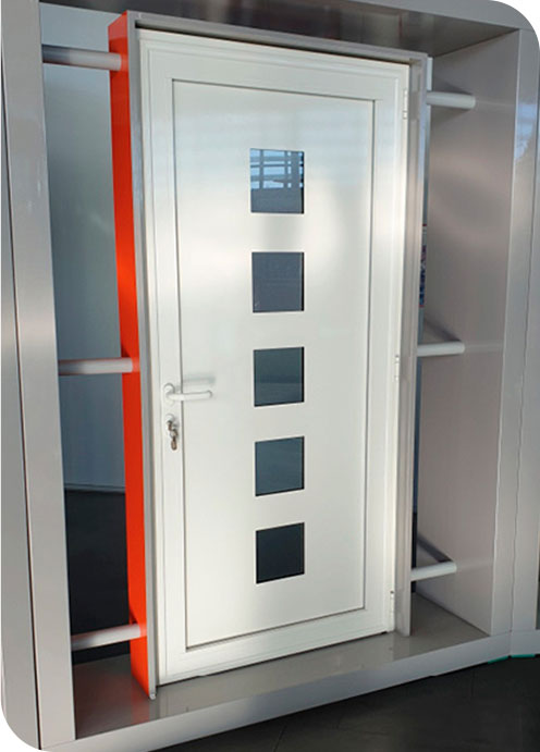 Solutions de présentoirs de portes et fenêtres